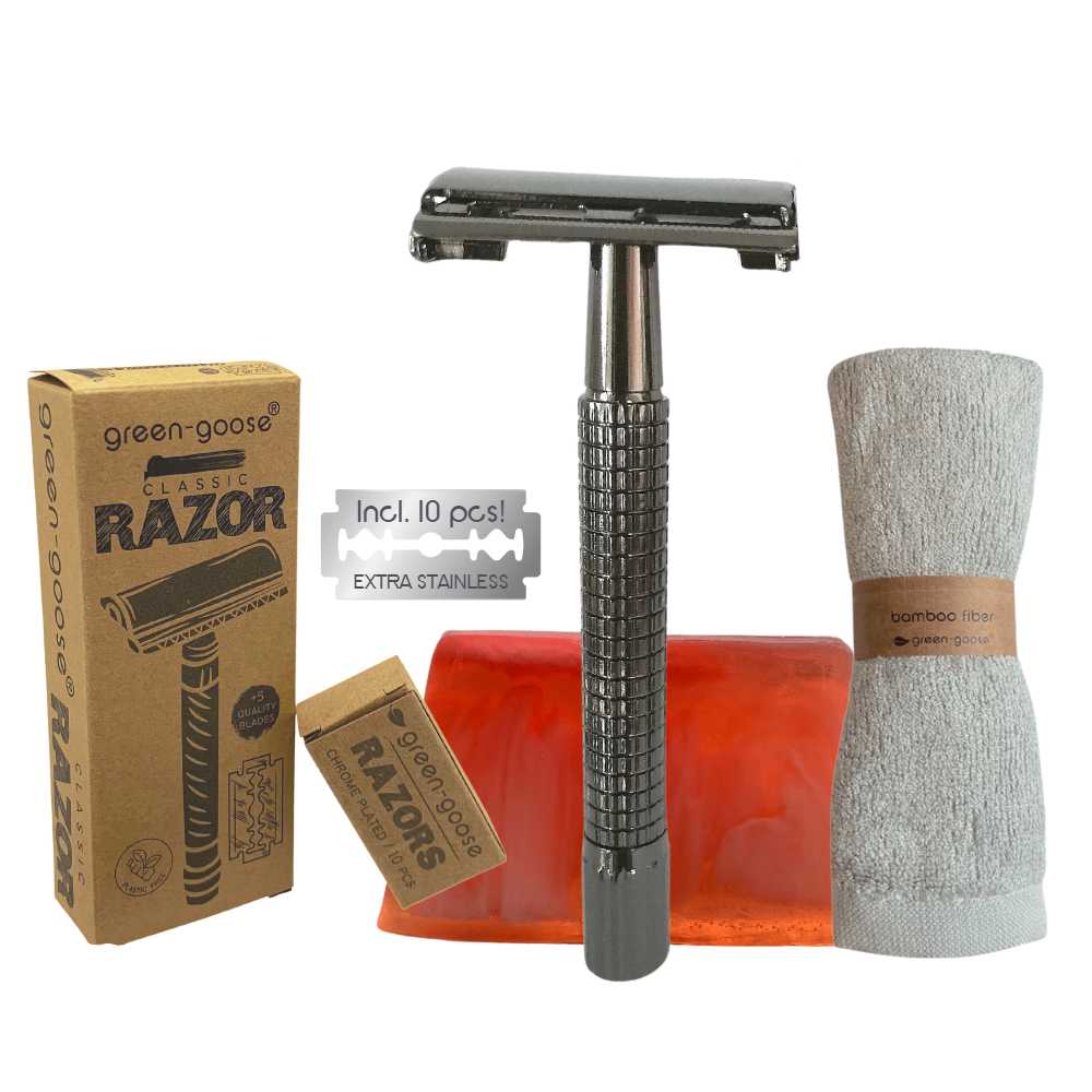green-goose Classic Razor Package Shaving Soap | Black green-goose