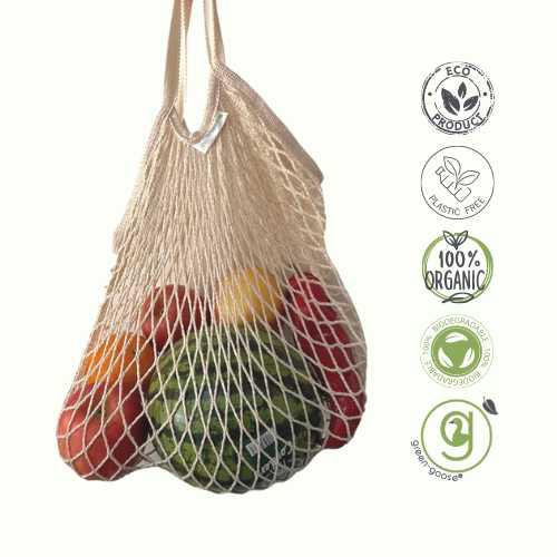 green-goose Shopping bag Net bag | 2 pieces green-goose