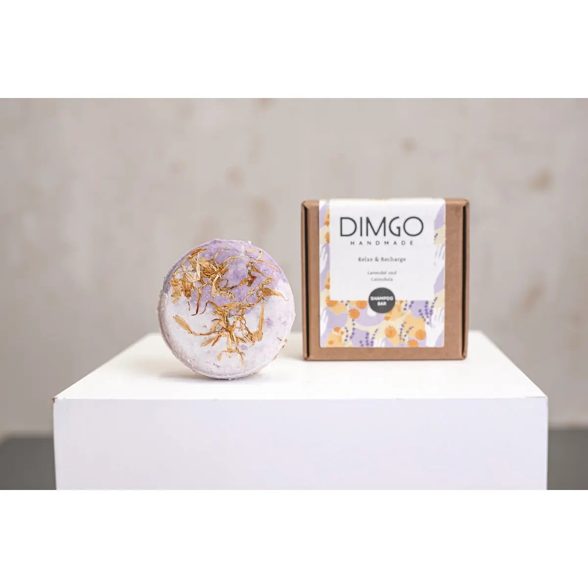 Dimgo handmade relax & recharge shampoobar handgemaakteskincare