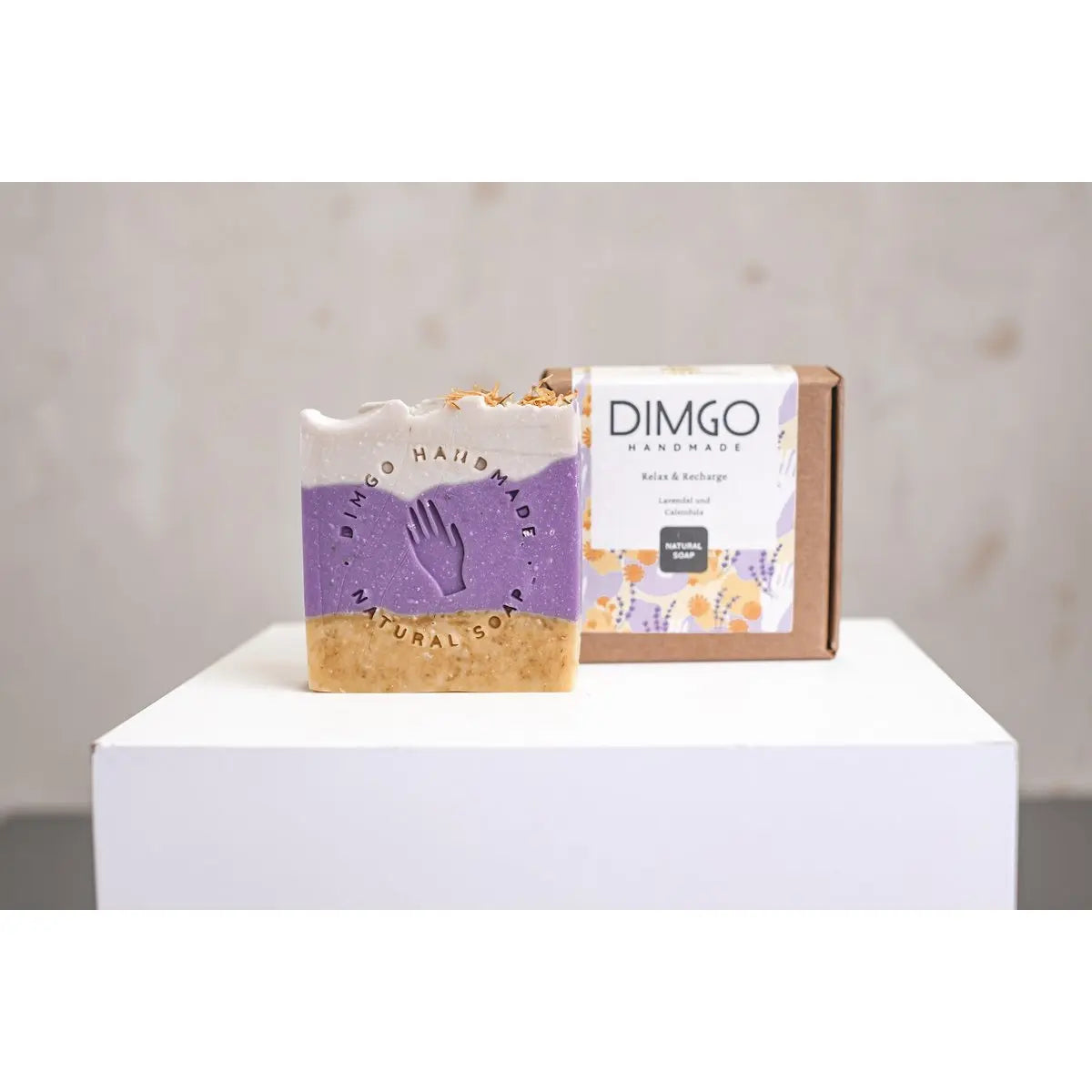 Dimgo handmade zeepbar ontspannen en opladen handgemaakteskincare