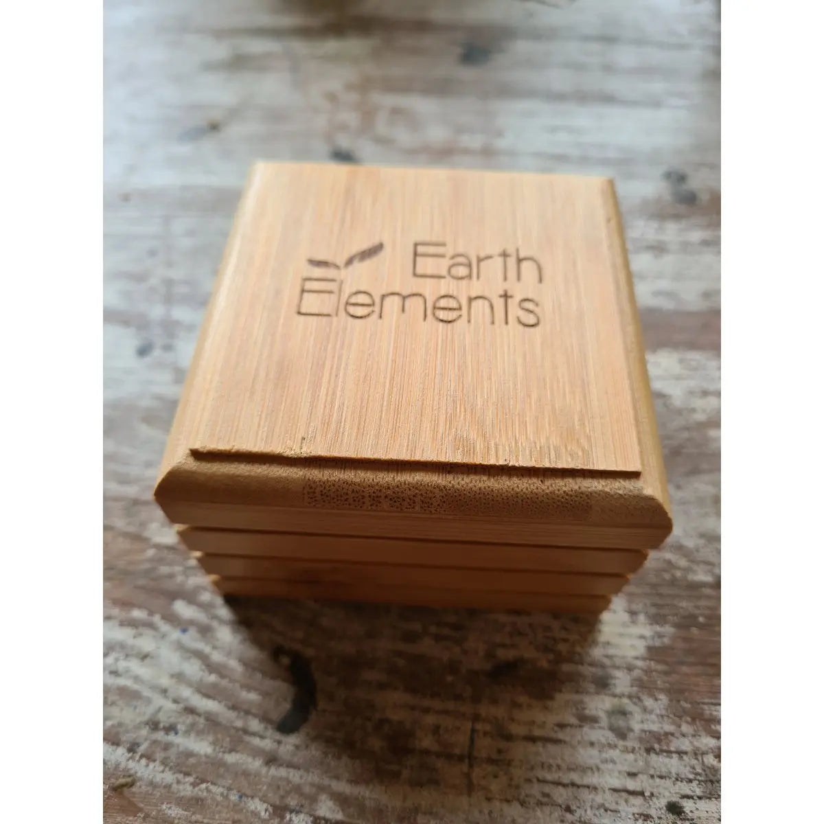 Earth elements bamboe zeepbakje met deksel voor op reis handgemaakteskincare