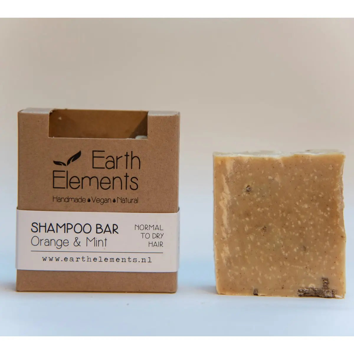 Earth elements shampoobar sinaasappel & munt handgemaakteskincare